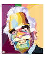 Cartoon: omer elsharif - omar sharif (small) by handren khoshnaw tagged omer elsharif omar al sharif