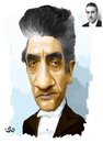 Cartoon: Sergiu Celibidache (small) by handren khoshnaw tagged handren,khoshnaw