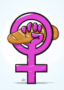 Cartoon: women right of food nutrition (small) by handren khoshnaw tagged handren,khoshnaw,women,rights,food,nutrition,poor,female