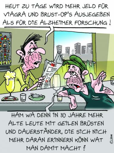 Cartoon: ... (medium) by sam tagged character,familie,sam,lustig,beziehung,bier,man