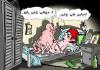 Cartoon: wie wart (small) by sam tagged man,frau,sam,bunt,sex,lustig,cartoon,woman,man,character,