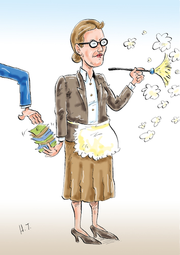 Cartoon: Alice Weidel (medium) by astaltoons tagged weidel,afd,weidel,afd