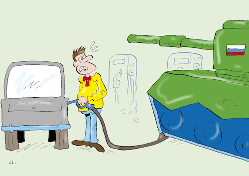Cartoon: Hahn zu? (medium) by astaltoons tagged putin,ukraine,krieg,benzinpreise,putin,ukraine,krieg,benzinpreise