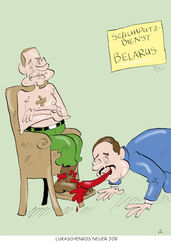 Cartoon: Lukaschenko (medium) by astaltoons tagged putin,ukraine,krieg,lukaschenko,putin,ukraine,krieg,lukaschenko