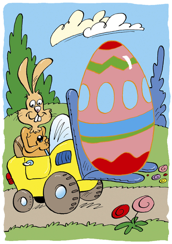 Cartoon: Osterhase (medium) by astaltoons tagged 