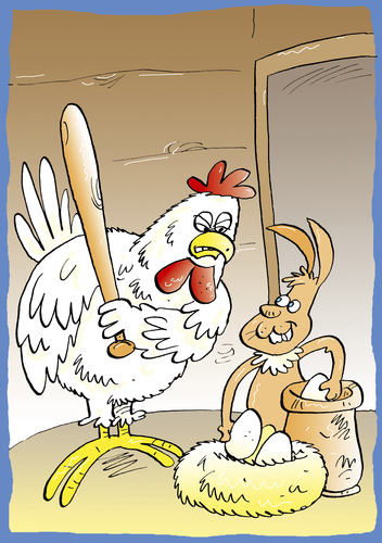 Cartoon: Osterhase (medium) by astaltoons tagged 