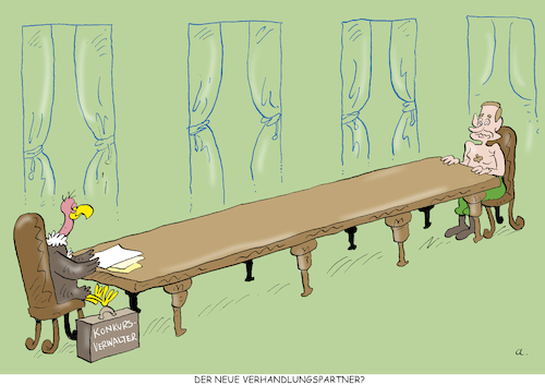 Cartoon: Pleitegeier (medium) by astaltoons tagged putin,ukraine,krieg,putin,ukraine,krieg