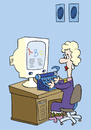 Cartoon: Computer (small) by astaltoons tagged computer