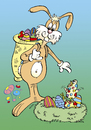 Cartoon: Osterhase (small) by astaltoons tagged ostern,osterhase