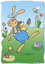 Cartoon: Osterhase (small) by astaltoons tagged ostern,osterhase