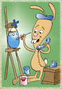 Cartoon: Osterhase (small) by astaltoons tagged ostern,osterhase