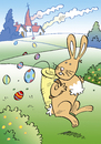 Cartoon: Osterhase (small) by astaltoons tagged ostern,osterhase