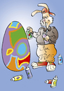 Cartoon: Osterhase (small) by astaltoons tagged ostern,osterhase