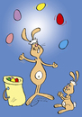 Cartoon: Osterhase (small) by astaltoons tagged ostern,osterhase