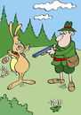 Cartoon: Osterhase (small) by astaltoons tagged ostern,osterhase