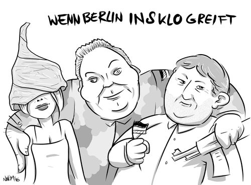 Cartoon: AfD Berlin ... (medium) by INovumI tagged afd,berlin,kaynerstheimer,jessicabießmann,gunnarlindemann