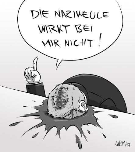 Cartoon: Poggenburg und Nazikeule (medium) by INovumI tagged poggenburg,afd,whats,app,leak,whatsappgruppe,deutschland,erweiterung,aussengrenzen