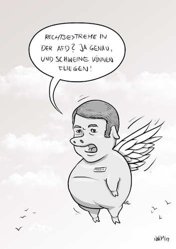 Cartoon: Poggy Poggenburg (medium) by INovumI tagged andre,poggenburg,frauke,petry,interview,rechtsextreme,rechtsextrem,afd,ausschlußverfahren