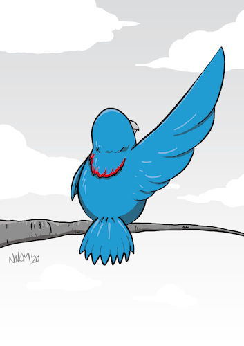 Cartoon: Rechter Flügel (medium) by INovumI tagged afd,rechter,flügel