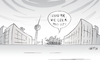 Cartoon: Alle zu Hause 1 (small) by INovumI tagged corona,presse,foto,leer,platz,medien