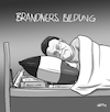 Cartoon: Brandners Bildung (small) by INovumI tagged stefan,brandner,afd,wirre,rede,ansprache,antifant,fuckafd,lernen,im,schlaf