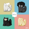 Cartoon: We are all just cats (small) by INovumI tagged katzen,cats,miau,human,menschsein,rassismus