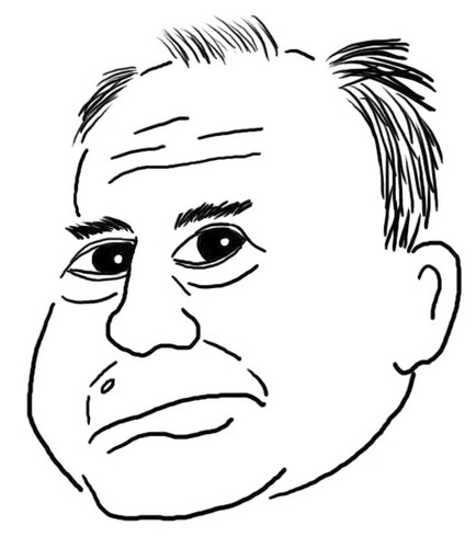 Cartoon: Uli Hoeneß Karikatur (medium) by noseart tagged uli,hoeneß,bayern,präsident