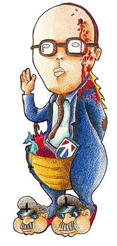 Cartoon: BICHOS MALOS (medium) by MONO ESTEPARIO tagged bichos,malos
