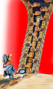 Cartoon: Corruption and the power (small) by BIB tagged corruption