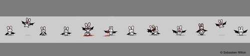 Cartoon: Killer Rabbats (medium) by sebreg tagged rabbats,silly,humor,dark