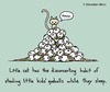Cartoon: Little Cat (small) by sebreg tagged cat,dark,humor,macabre,eyeballs