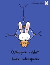 Cartoon: Outerspace Rabbit (small) by sebreg tagged rabbit,silly,fun