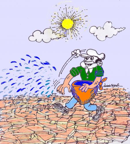 Cartoon: küresel (medium) by demirhindi tagged demirhindi