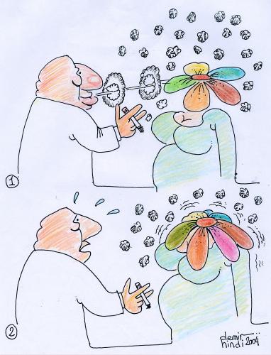 Cartoon: no smokin (medium) by demirhindi tagged cartoon