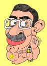 Cartoon: cartoon (small) by demirhindi tagged portre