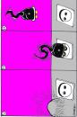 Cartoon: electronic (small) by demirhindi tagged demirhindi