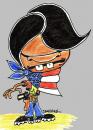 Cartoon: portre cartoon (small) by demirhindi tagged portre