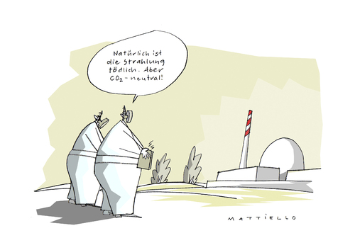 Cartoon: CO2-neutral (medium) by Mattiello tagged atomkatastrophe,japan,akw,japan,akw,atomkraftwerk,fukushima