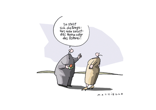 Huhn oder Osterei Huhn oder Osterei