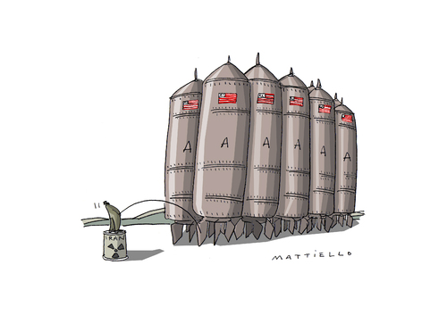 Cartoon: Männeken Piss (medium) by Mattiello tagged un,atomgipfel,achmadinedschad,us,atomgipfel,un,us,ahmadinedschad,usa