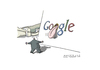 Cartoon: Goggle - China (small) by Mattiello tagged google,china,zensur,hongkong