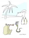 Cartoon: Schlangenbeschwörer (small) by Mattiello tagged schlange,schlangenbeschwörer