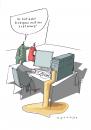 Cartoon: Softwareproblem (small) by Mattiello tagged computer,software,it,büro,technik