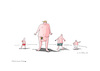 Cartoon: Summertime (small) by Mattiello tagged sonnnenbaden,bräunen,protzen