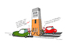 Cartoon: Zapfsäule (small) by Mattiello tagged benzinpreise,tanksäule,energie,inflation,wucher,uebergewinne,erdöl,ukraine,russland,krieg