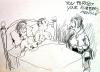 Cartoon: easily forgotten (small) by Marga Ryne tagged wife,husband