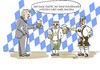 Cartoon: Mass halten (small) by tomstar tagged seehofer,kritik,kanzlerin,mass,bier