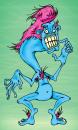 Cartoon: FREAK! (small) by bigdaddystovetop tagged weird silly strange funny freak