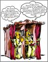 Cartoon: Aereo di stato o porta a porta (small) by yalisanda tagged berlusconi italia portaaporta aereo stato padre fratello visione angeli politics politica satira comics berlugnette vignette mignotte