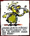 Cartoon: La beatificazione di Silvio (small) by yalisanda tagged berlusconi,silvio,pane,pesce,government,italy,miracolopolitica,satira,illustrazione,irony,viagra
